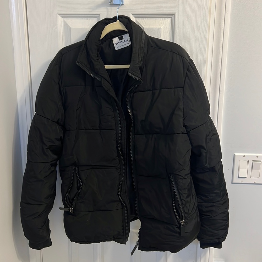 Topman black puffer
